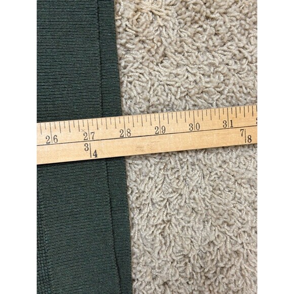 MNG By Mango Thermal 1/4 Zip Long Sleeve Shirt Men's Size Large Green Mock Neck - Picture 10 of 10